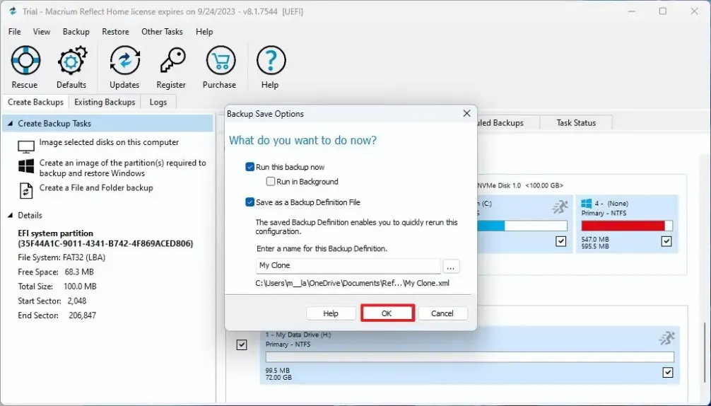 How to clone Windows 11 HDD to SSD using Macrium Reflect