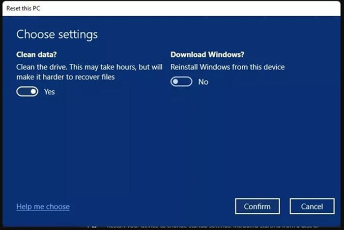 How to Reset Windows 11