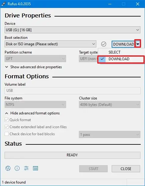 How to create a Windows 10 bootable USB install media