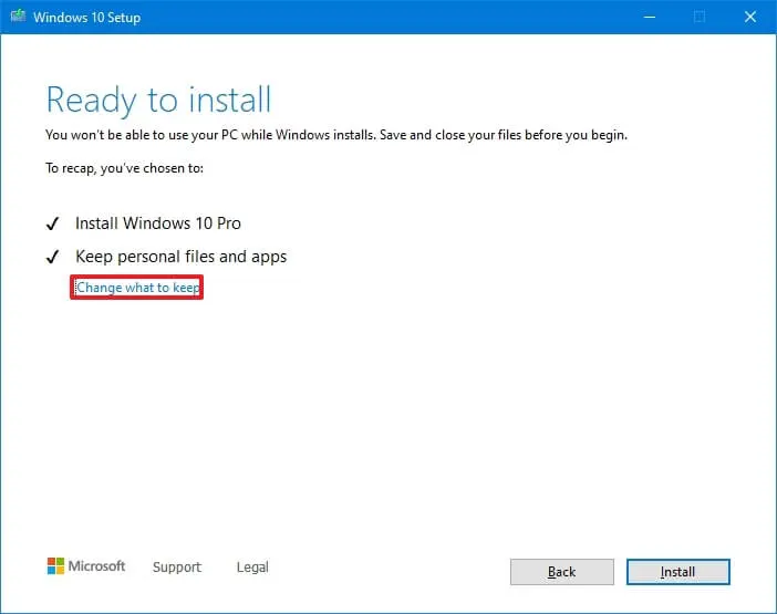 Execute a clean Windows 10 installation | USB | Media Creation Tool | Reset PC (local)